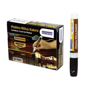12 Adet Vodaseal Mobilya Çizik Giderici Rötuş Rütuş Kalemi Ceviz