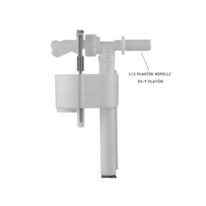 Tema Siamp İç Takım 93-Y Flatör 1/2 Plastik Nipelli Yandan Girişli