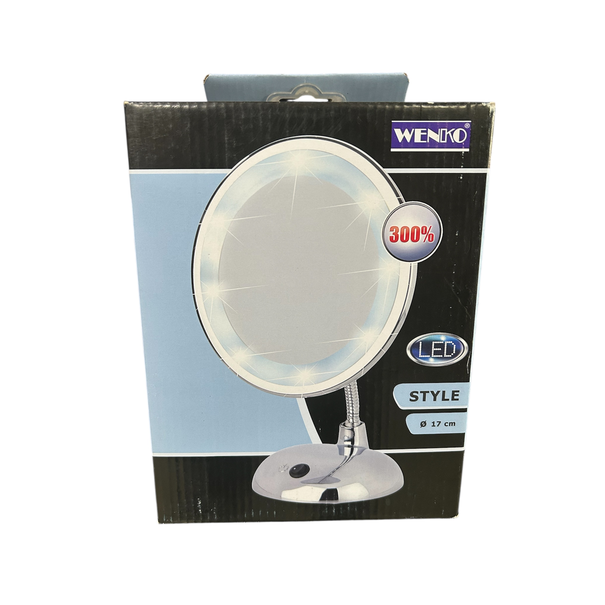 Wenko Masa Üstü Led Kozmetik Makyaj Aynası 3X Zoom Beyaz - Görsel 3