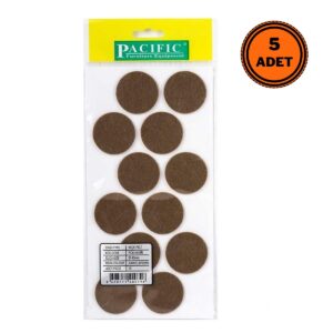5 Adet Pacific Zemin Koruyucu Yapışkan Yuvarlak Keçe 40 mm