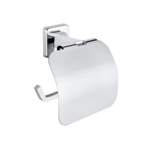 Tema Lüx Kare Plus Banyo Tuvalet Kağıtlığı Kapaklı Wc Kağıtlık Krom
