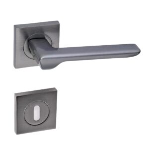 Arpat Sofia Kare Rozetli Oda Kapı Kolu Effect Füme