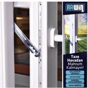 Arwin Sağ Açılım Pencere Kademeli Havalandırma Kolu Pvc Kilidi