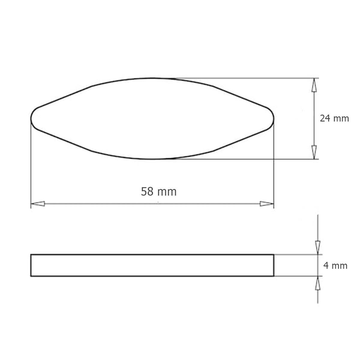 100 Adet Ahşap Bisküvi Kavela Lamel Yaprak Kavelya No:20 - Görsel 5