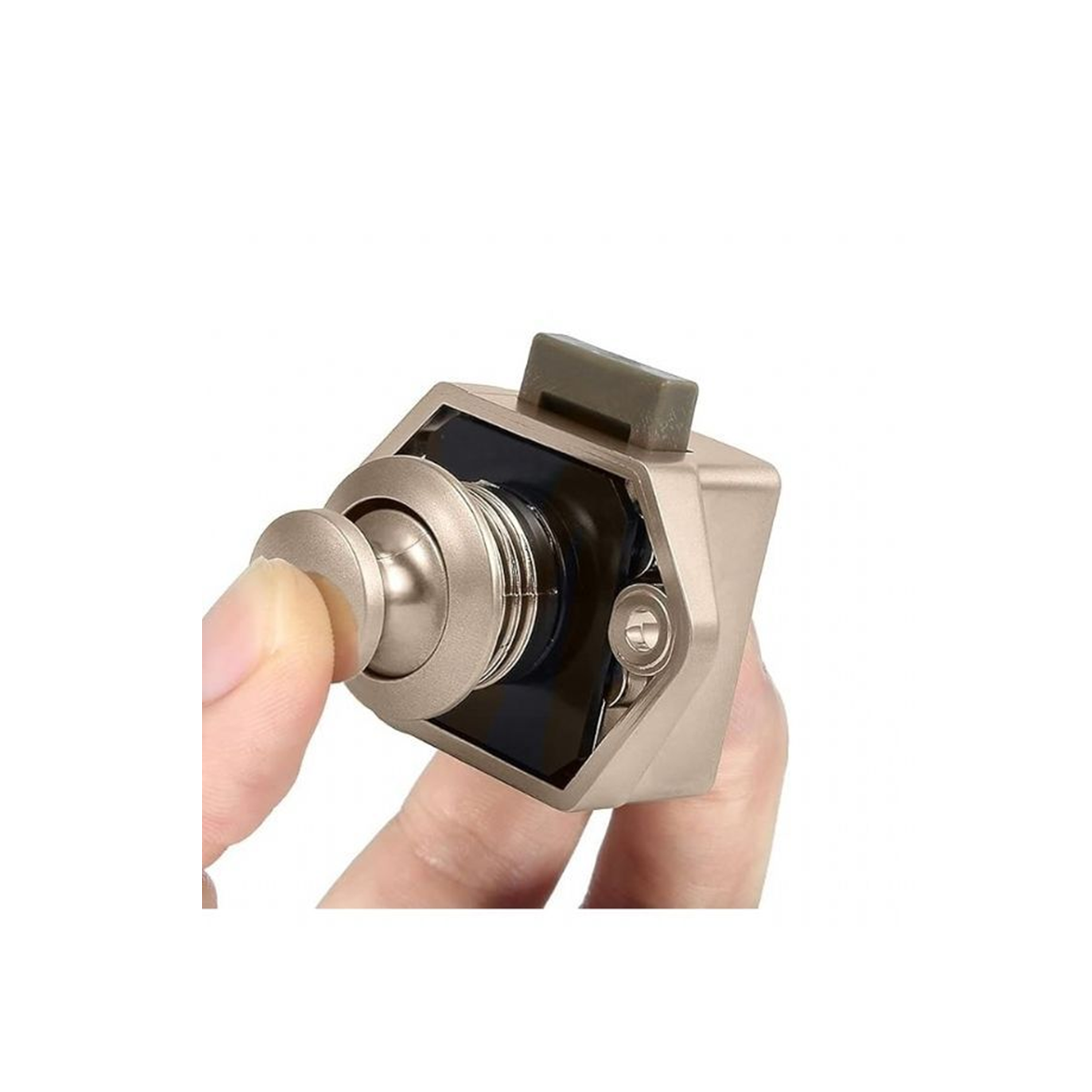 Karavan ve Tekneler için Basmalı Çekmece Dolap Kilidi Saten - Görsel 9