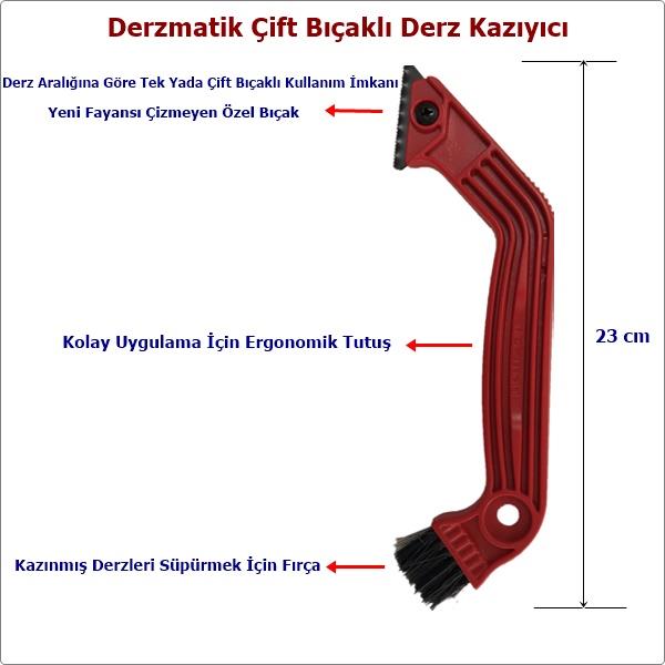 Derzmatik Hazır Derz Dolgu Beyaz + Derz Kazıyıcı Set - Görsel 2