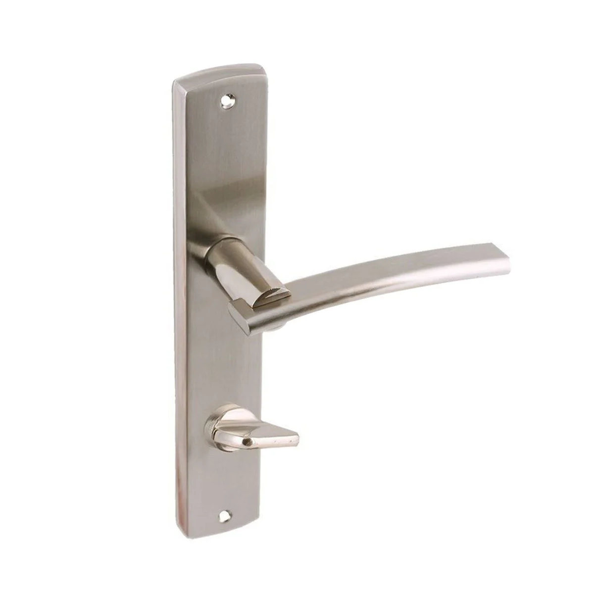 Doğanlar Lale Lüx Kapı Kolu Nikel Saten Wc - Görsel 2