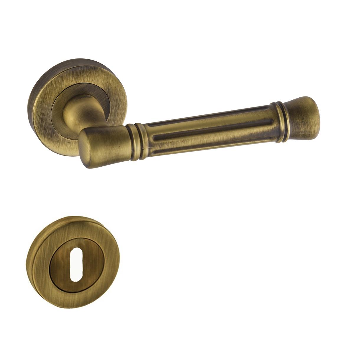 Doğanlar Konsept Venedik Rozetli Kapı Kolu Olifka Antik Sarı Oda - Görsel 2