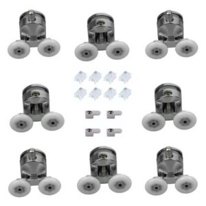 Duşakabin Tekerleği Metal Gövdeli 8 li Set Teker Çapı 22 mm