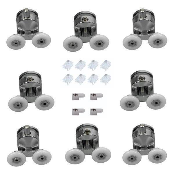 Duşakabin Tekerleği Metal Gövdeli 8 li Set Teker Çapı 22 mm