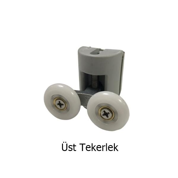 Duşakabin Tekerleği Cam Kabin Üst Teker Çapı 22 mm - Görsel 2