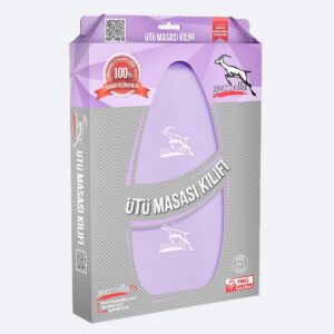 Gazella Ütü Masası Kılıfı Bezi 50 x 135 cm Lila