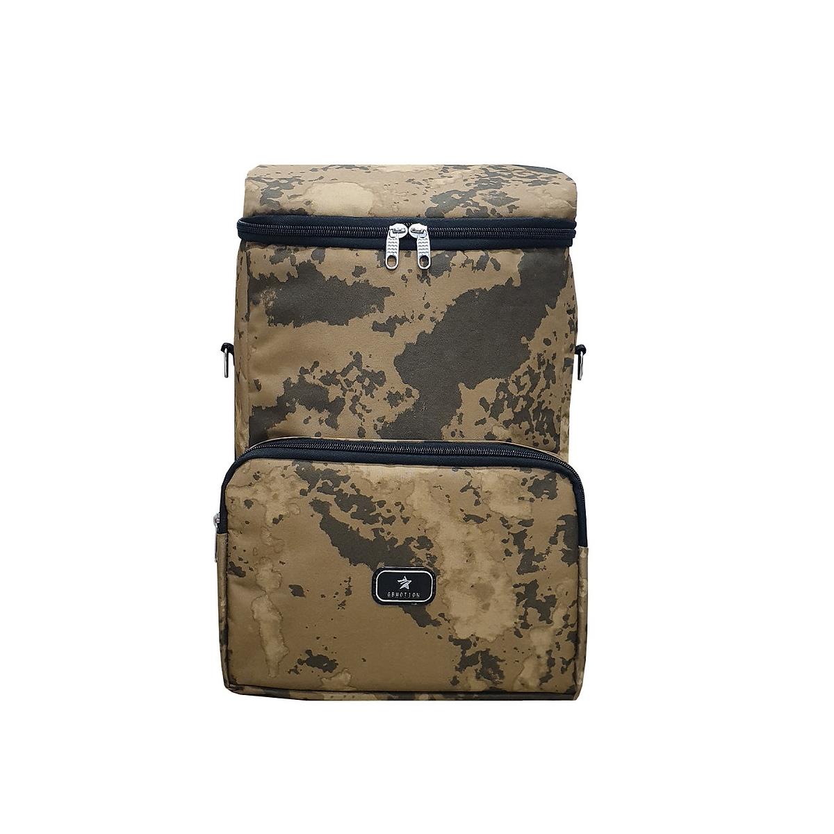 Gbmotion Kamuflaj Kamp Termal Çanta 28 Litre Termos Sırt Çantası - Görsel 5