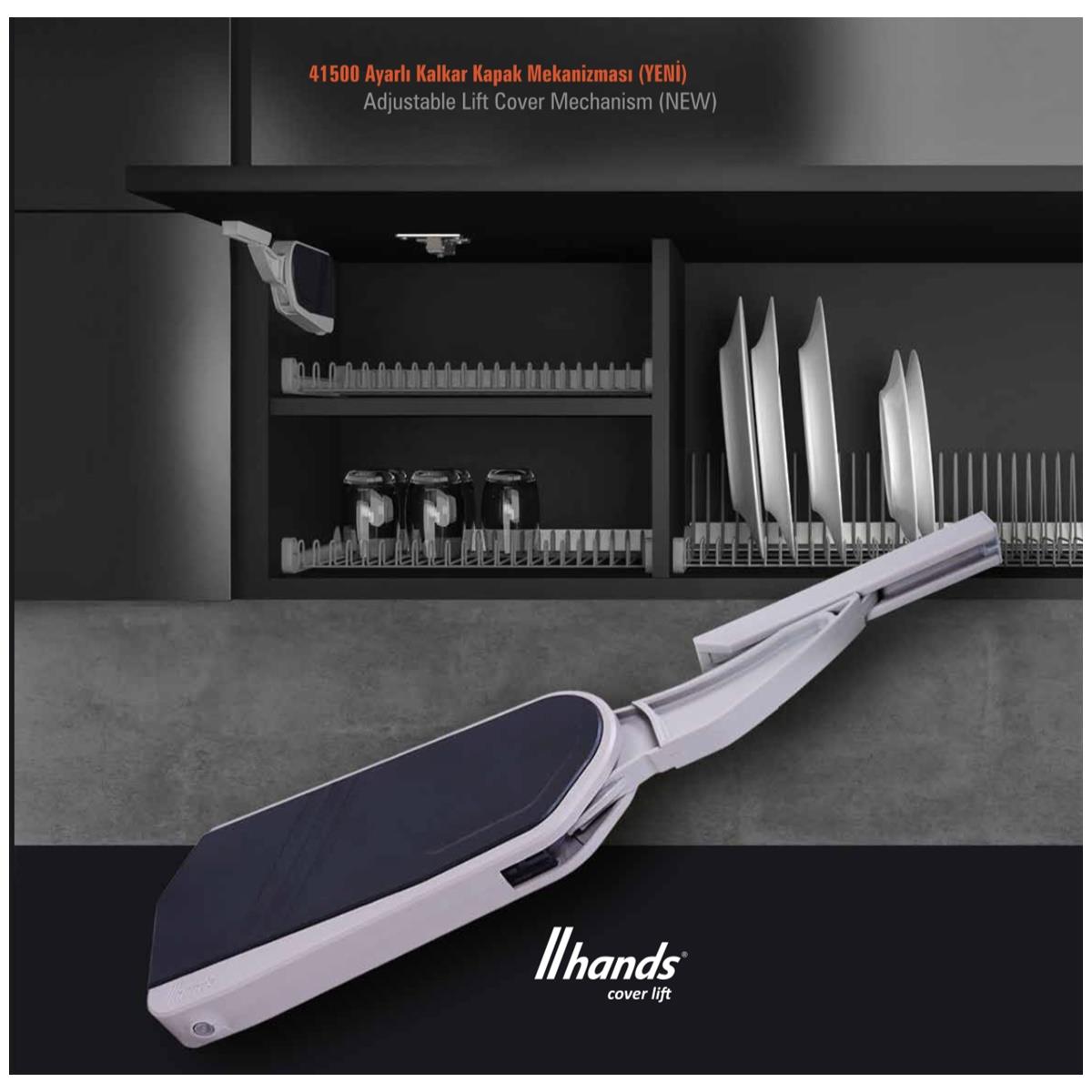 Hands Lift Ayarlı Frenli Kalkar Kapak Makası Piston Hard - Görsel 6