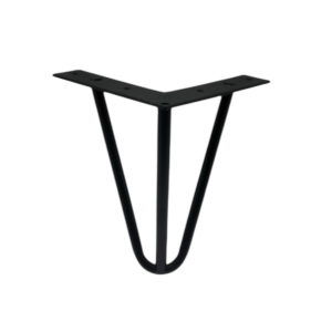 Çubuk Ayak Metal 15 cm Siyah Mobilya Koltuk Ayağı