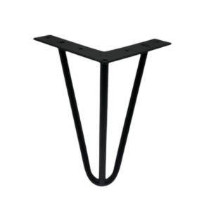 Çubuk Ayak Metal 20 cm Siyah Mobilya Koltuk Ayağı