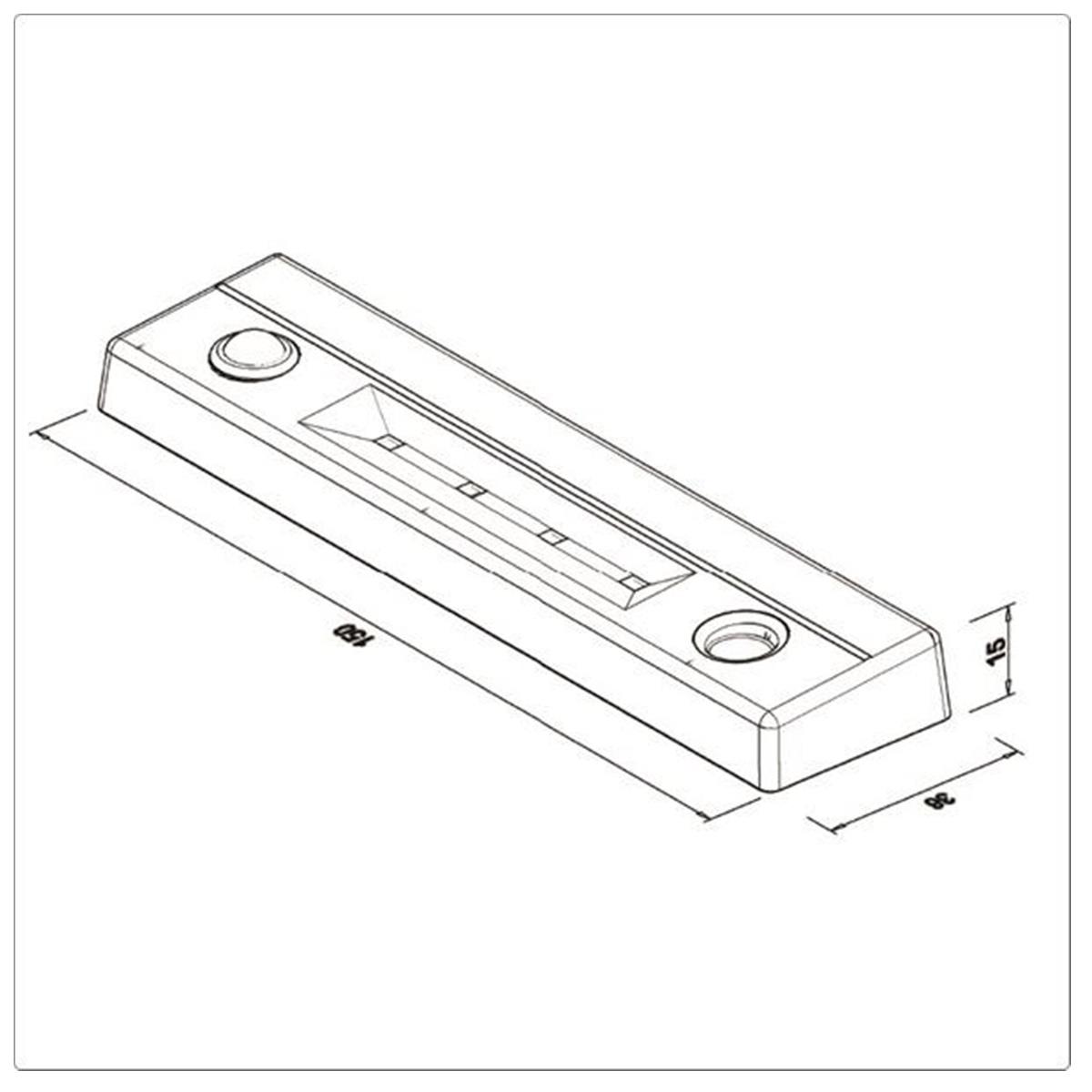Dolap içi Hareket Sensörlü Led Işık Lamba Aydınlatma Pilli Beyaz - Görsel 4