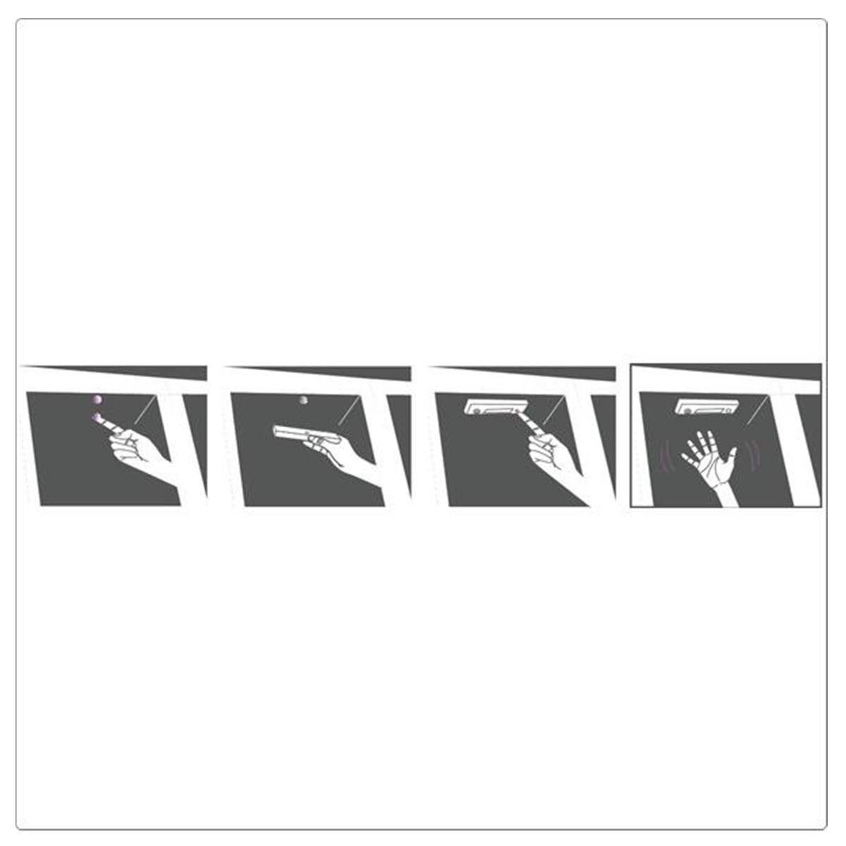 Dolap içi Hareket Sensörlü Led Işık Lamba Aydınlatma Pilli Beyaz - Görsel 5