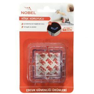 Bebek Çocuk Güvenliği İçin Köşe Koruyucu Şeffaf 4 Adet