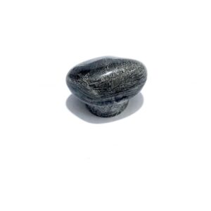 Porselen Antrasit Gri Taş Düğme Tek Vidalı Mobilya Dolap Kulp