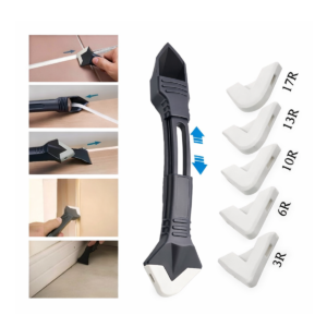 Çok Amaçlı Silikon Derz Çekme Kazıma ve Sökme Aparatı 5 Başlıklı