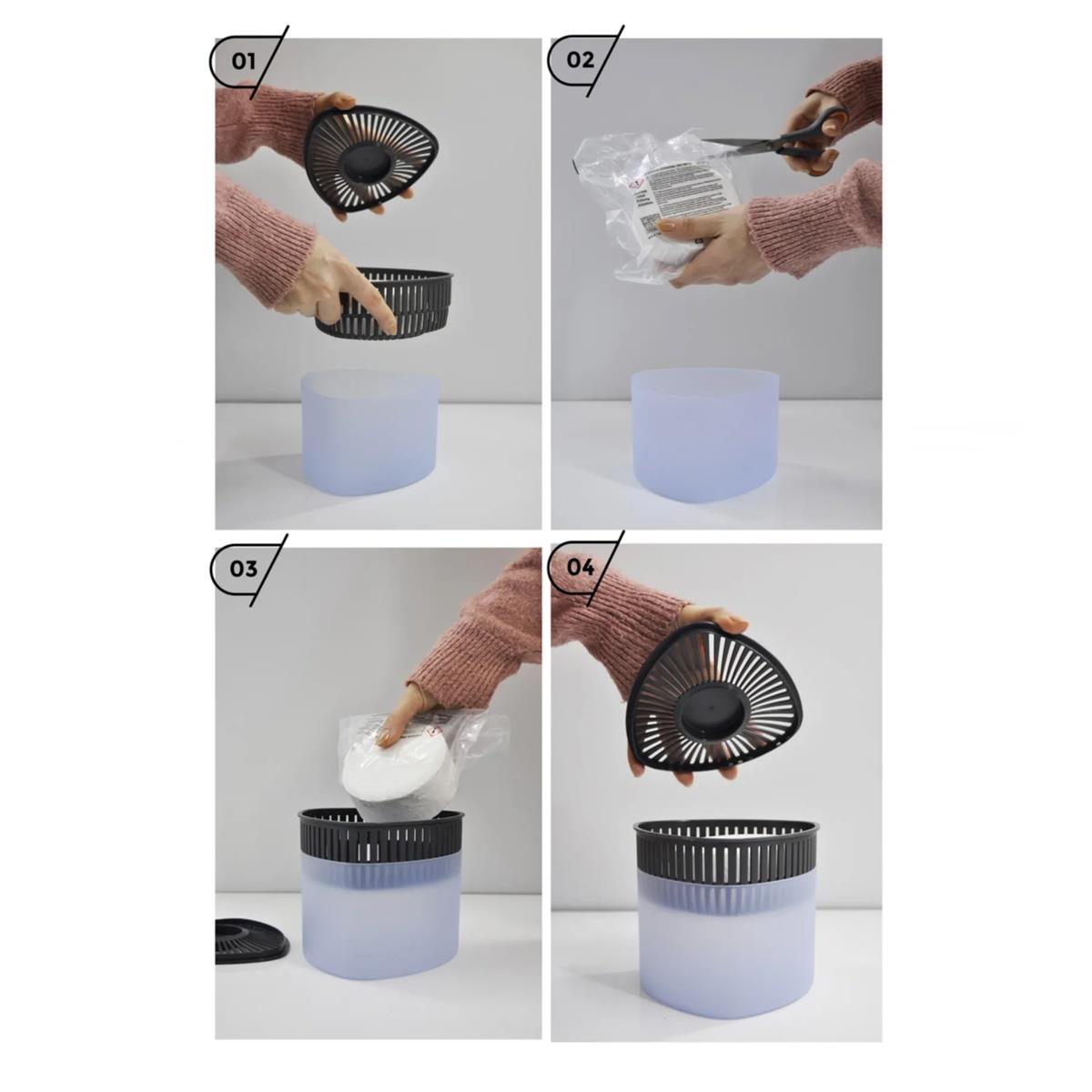 Saban Nem Alıcı Rutubet Giderici Aparat + Tablet 500 gr Naturel - Görsel 5