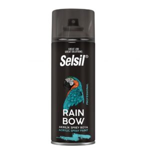 Selsil Rainbow Parlak Beyaz Akrilik Sprey Boya 400 ml Ral 9010