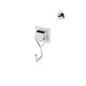 Tekno Tel EF-237 Yapışkanlı Banyo Tekli Askı Bornozluk Krom