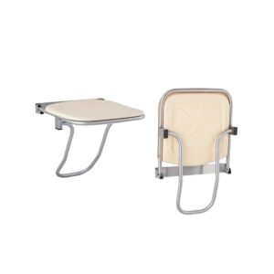 Tema Paslanmaz Engelli Banyo Duş Oturağı Katlanır Plastik Oturaklı