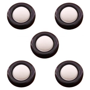 5 Adet Tempo Kapı Kolu Stoperi Kapı Duvar Tamponu Siyah