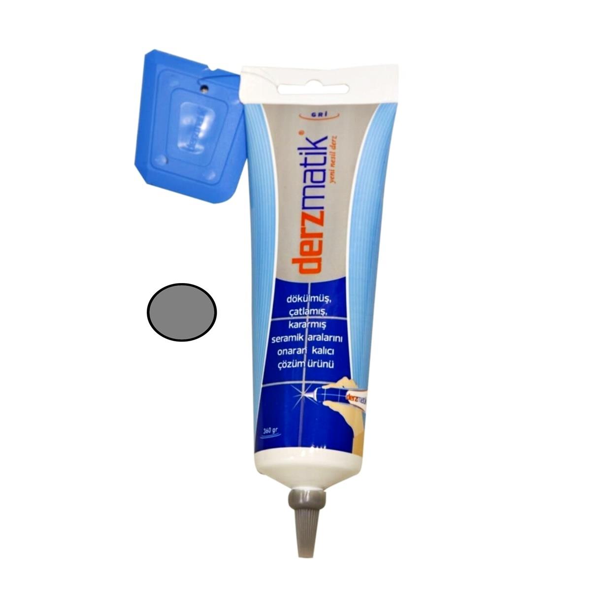 Derzmatik Derz Dolgu 360 gr Gri + Derz Kalemi Gri Set - Görsel 2