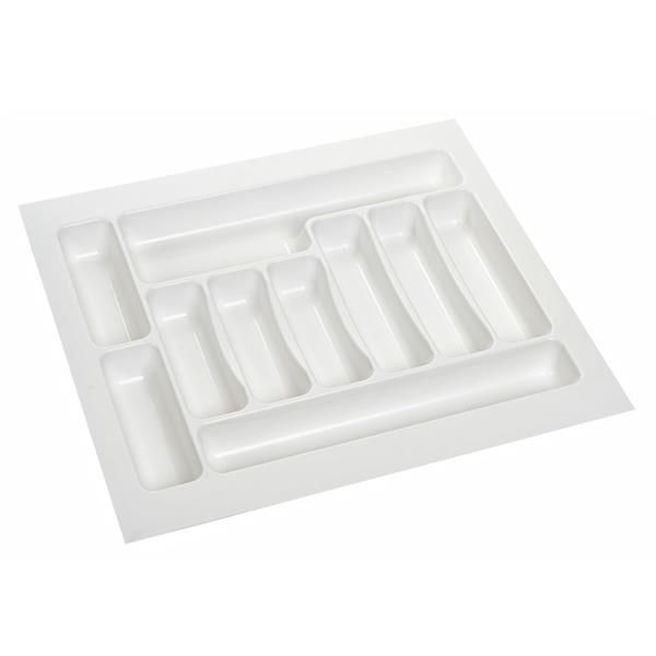 2 Adet Çekmece İçi Kaşıklık 55 x 49 cm Beyaz Mutfak Çekmece Düzenleyici - Görsel 3