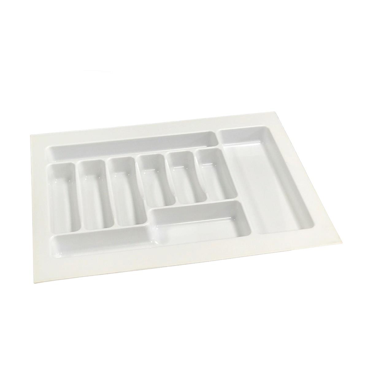 2 Adet Çekmece İçi Kaşıklık 62 x 49 cm Beyaz Mutfak Çekmece Düzenleyici - Görsel 3