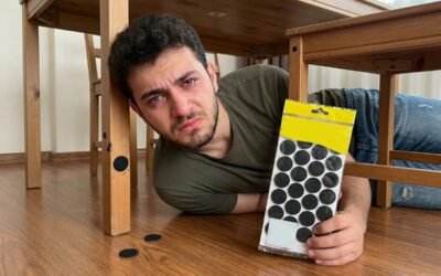 Masa Sandalyeler İçin Sessiz Parke Zemin Koruyucular