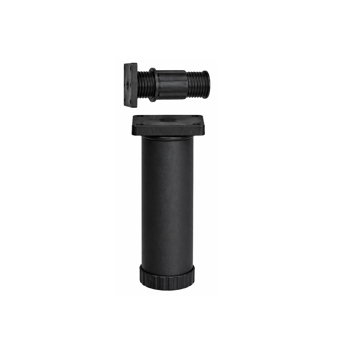 Metal Mobilya Koltuk 16 -20 cm Ayarlı Orta Destek Ayağı Mat Siyah - Görsel 4