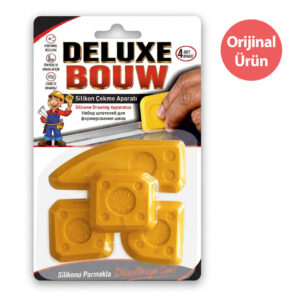Silikon Mastik Derz Çekme Aparatı Orjinal Deluxe Bouw 4 Parça