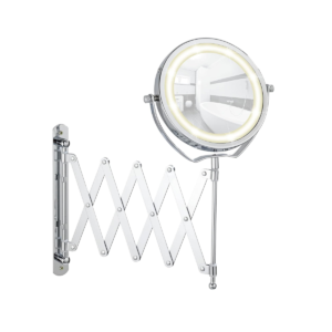 Wenko Mafsallı Led Kozmetik Makyaj Aynası 3X Zoom Krom