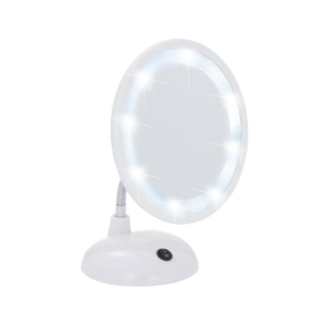 Wenko Masa Üstü Led Kozmetik Makyaj Aynası 3X Zoom Beyaz