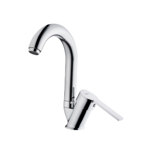 Tema Flora Kuğu Lavabo Bataryası Musluk Krom TSE li