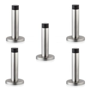 5 Adet Kapı Tamponu Stoper Duvara Monte Paslanmaz İnox 9,5 cm