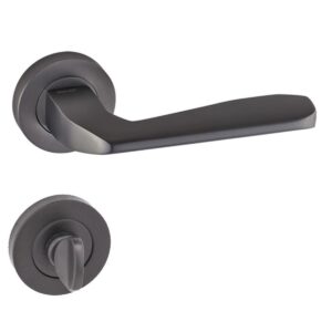 Doğanlar Konsept Serisi Falcon Lüx Rozetli Kapı Kolu Antrasit Wc