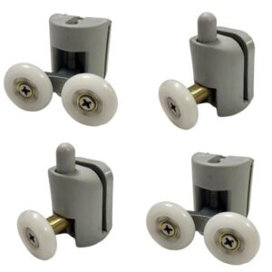 Duşakabin Tekerleği 4 Lü Set Gri Teker Çapı 22 mm