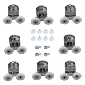 Duşakabin Tekerleği Metal Gövde 8 li Set Teker Çapı 24 mm