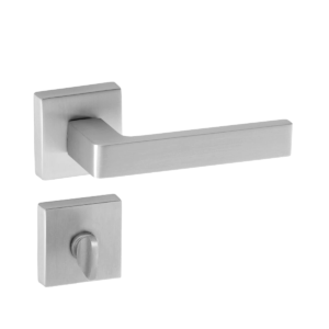 Hira Konak Safari Kare Rozetli Kapı Kolu Saten Wc