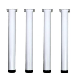 4 Adet Masa ve Sehpa Ayağı 52 cm Beyaz Anaokulu Sınıfları için