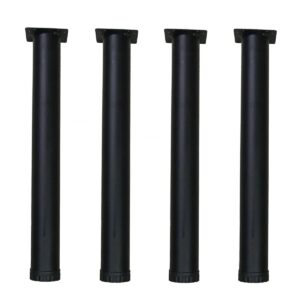 4 Adet Masa ve Sehpa Ayağı 52 cm Mat Siyah Anaokulu Sınıfları için