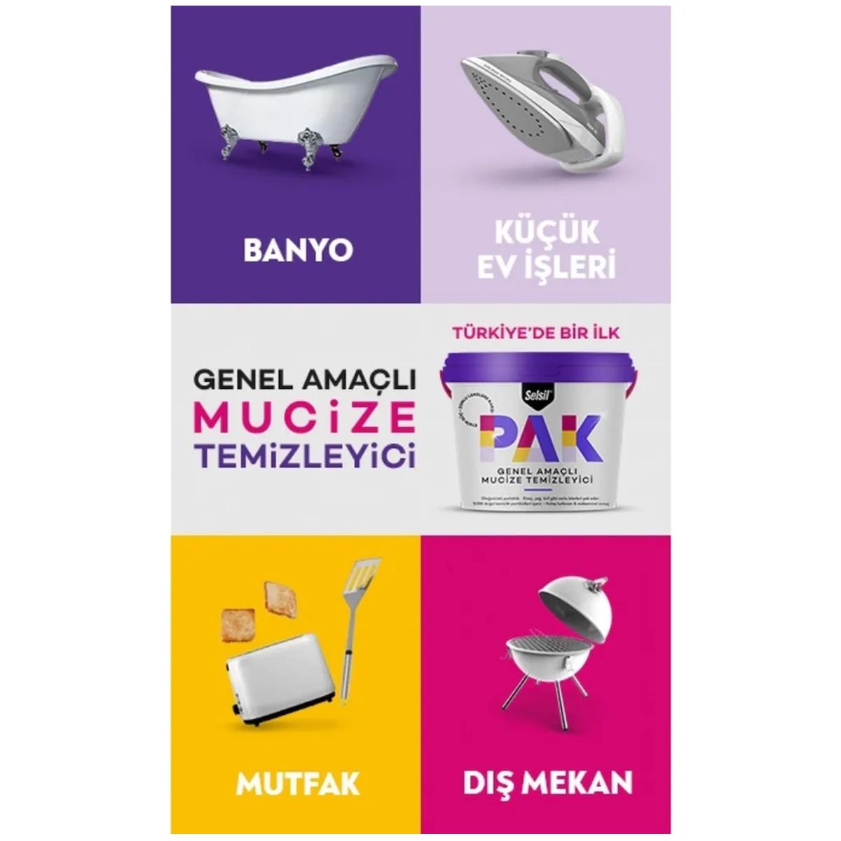 Selsil Pak Genel Amaçlı Mucize Temizleyici 500 Gr. - Görsel 2