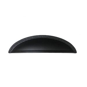 Tas Çanak Mobilya Dolap Kulp Desenli 96 mm Mat Siyah