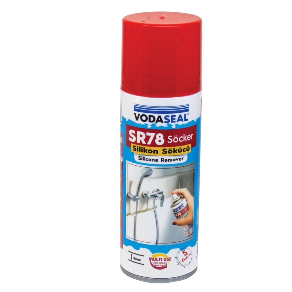 Vodaseal Silikon Etiket Mastik Küf Pas Boya Sökücü Sprey 200 ml - Görsel 3