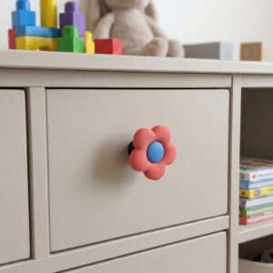 Çocuk Odası Mobilya Kulp Dolap Düğme Rose No:49
